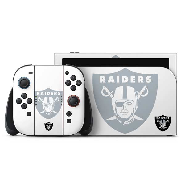 NFL Las Vegas Raiders Double Vision Nintendo Skins