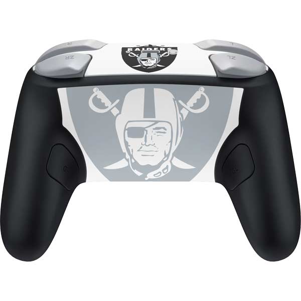 NFL Las Vegas Raiders Double Vision Nintendo Switch 2 (2025) Pro Controller Skin
