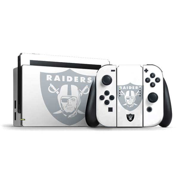 NFL Las Vegas Raiders Double Vision Nintendo Skins