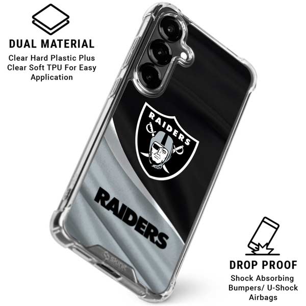 NFL Las Vegas Raiders Galaxy S26 Clear Case