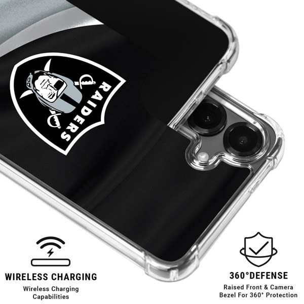 NFL Las Vegas Raiders Galaxy S26 Plus Clear Case