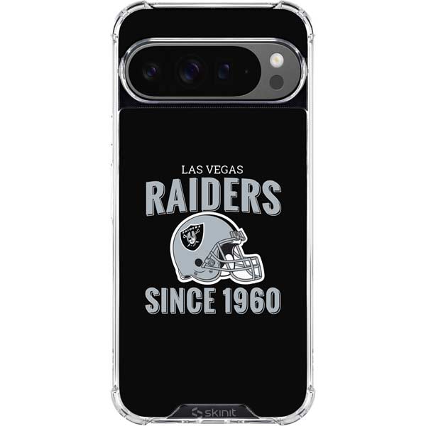 NFL Las Vegas Raiders Helmet Google Pixel 10 Pro Clear Case