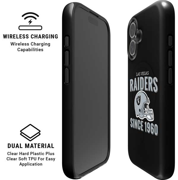 NFL Las Vegas Raiders Helmet iPhone 16 Magsafe Impact Case