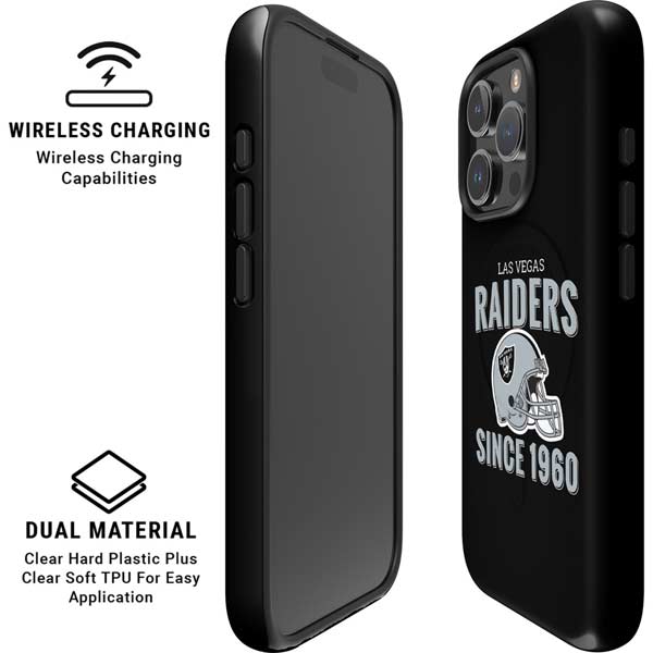 NFL Las Vegas Raiders Helmet iPhone 16 Pro Magsafe Impact Case