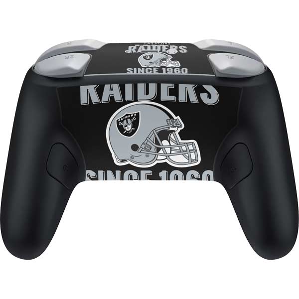 NFL Las Vegas Raiders Helmet Nintendo Switch 2 (2025) Pro Controller Skin
