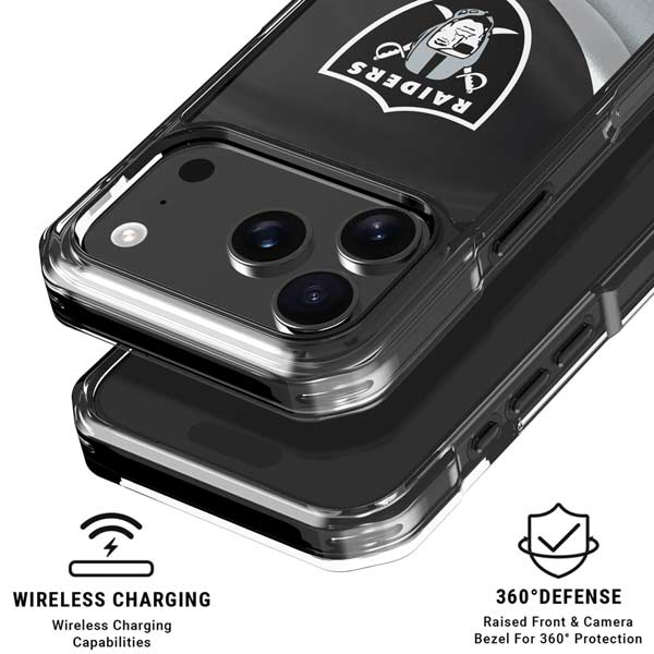 NFL Las Vegas Raiders iPhone 17 Pro Clear Case