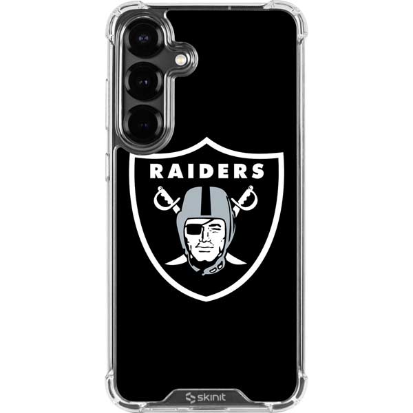 NFL Las Vegas Raiders Large Logo Galaxy S26 Clear Case