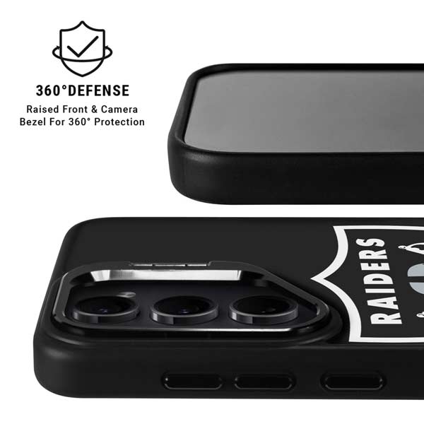 NFL Las Vegas Raiders Large Logo Galaxy S26 Plus Kickstand Case