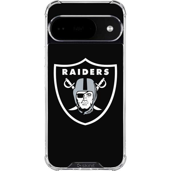 NFL Las Vegas Raiders Large Logo Google Pixel 10 Clear Case