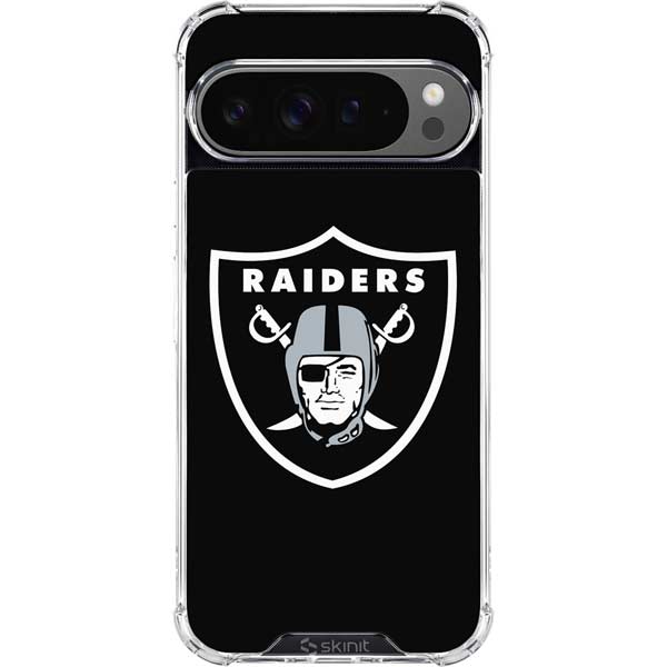 NFL Las Vegas Raiders Large Logo Google Pixel 10 Pro XL Clear Case