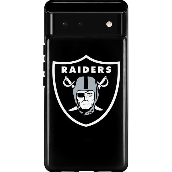 NFL Las Vegas Raiders Large Logo Pixel Cases