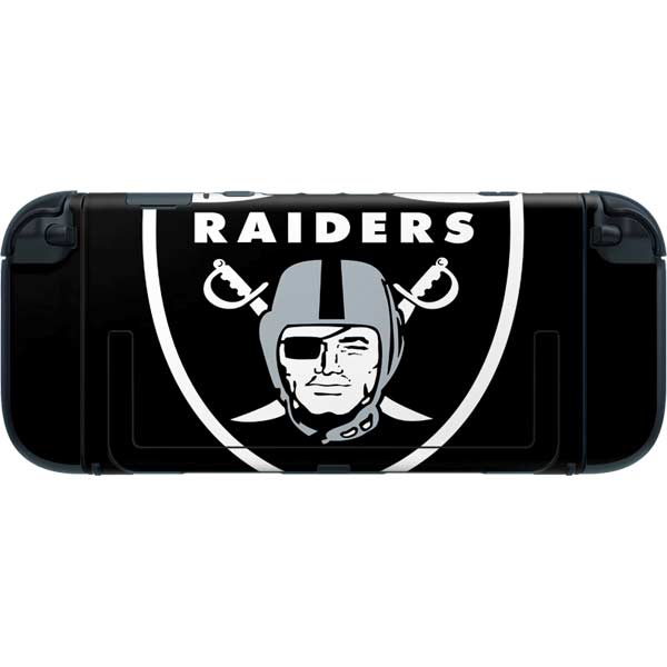 NFL Las Vegas Raiders Large Logo Nintendo Switch 2 (2025) with Joy-Con Skin