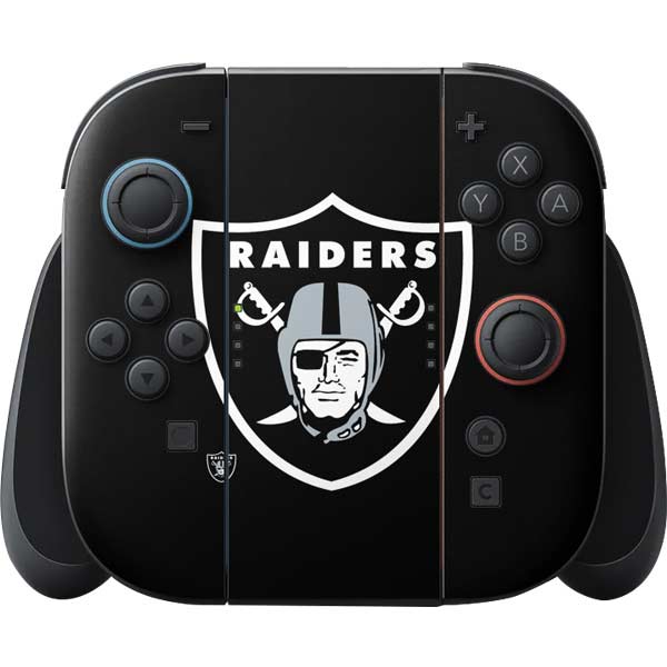 NFL Las Vegas Raiders Large Logo Nintendo Skins