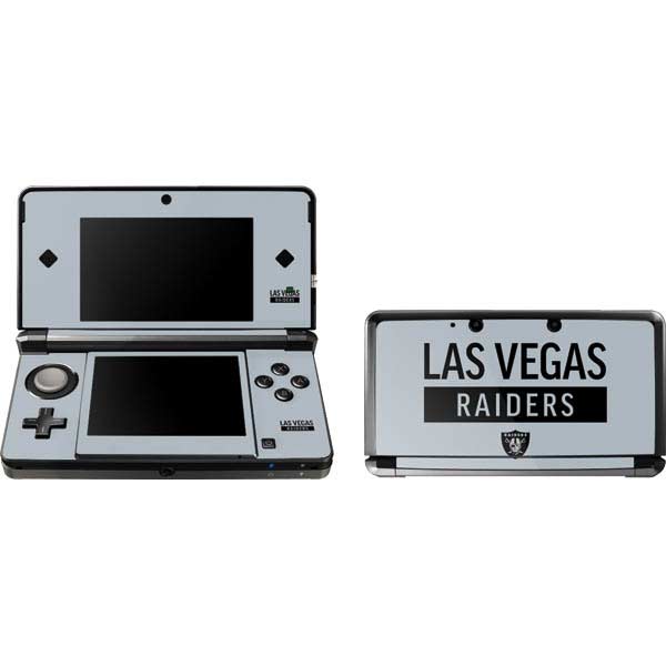 NFL Las Vegas Raiders Silver Performance Series Nintendo Skins