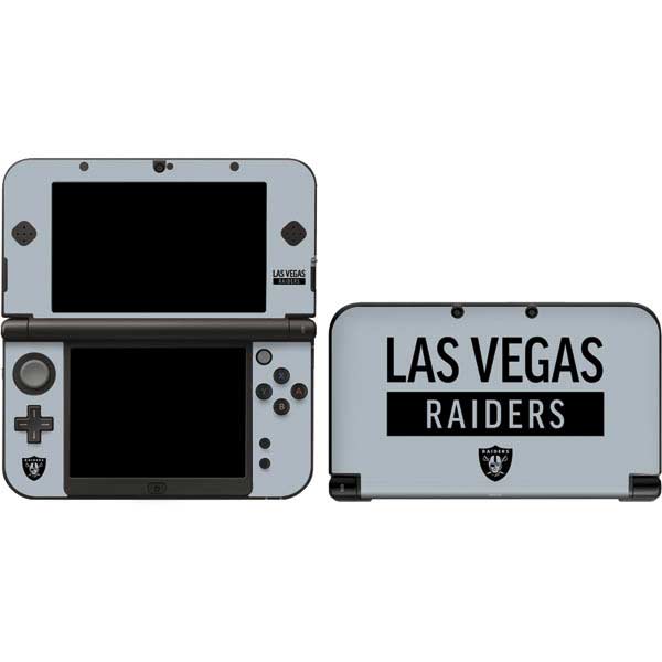 NFL Las Vegas Raiders Silver Performance Series Nintendo Skins