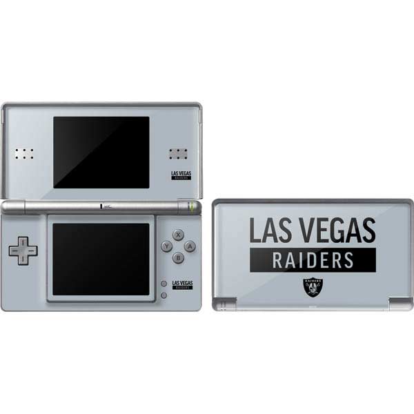 NFL Las Vegas Raiders Silver Performance Series Nintendo Skins