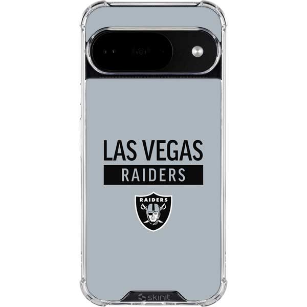 NFL Las Vegas Raiders Silver Performance Series Google Pixel 10 Clear Case