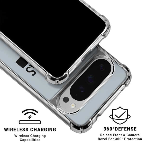 NFL Las Vegas Raiders Silver Performance Series Google Pixel 10 Pro Clear Case