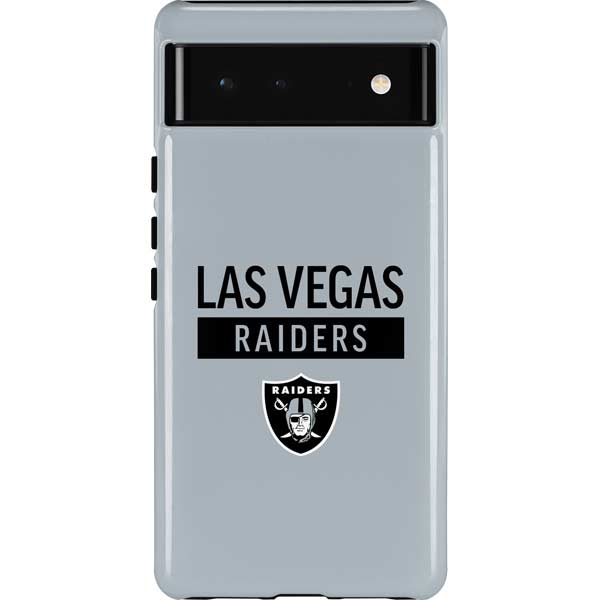 NFL Las Vegas Raiders Silver Performance Series Pixel Cases