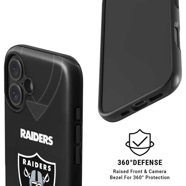 NFL Las Vegas Raiders Team Jersey iPhone 16 Magsafe Impact Case
