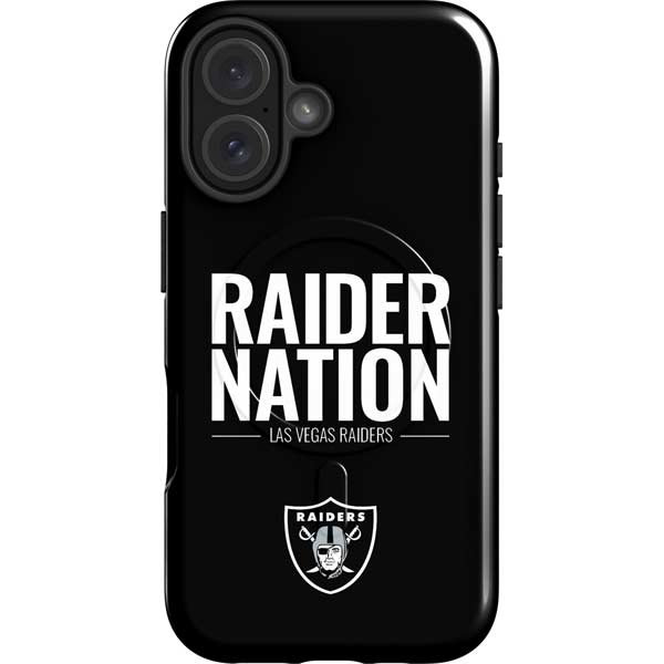 NFL Las Vegas Raiders Team Motto iPhone 16 Plus Magsafe Impact Case