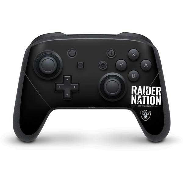 NFL Las Vegas Raiders Team Motto Nintendo Skins