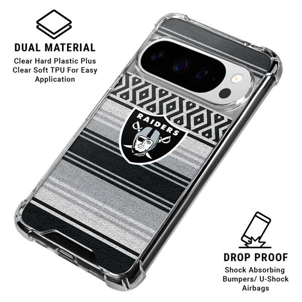 NFL Las Vegas Raiders Trailblazer Google Pixel 10 Pro XL Clear Case