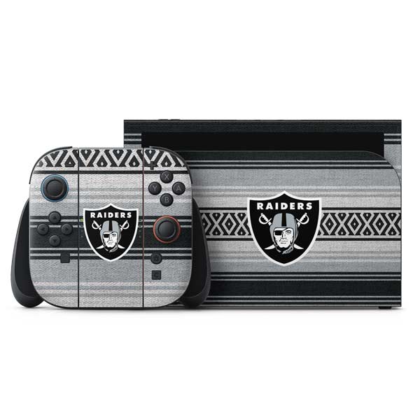 NFL Las Vegas Raiders Trailblazer Nintendo Skins