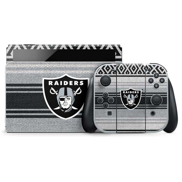 NFL Las Vegas Raiders Trailblazer Nintendo Skins