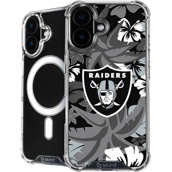 NFL Las Vegas Raiders Tropical Print iPhone 17 MagSafe Case