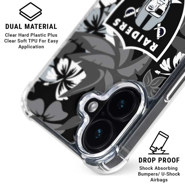 NFL Las Vegas Raiders Tropical Print iPhone 17 MagSafe Case