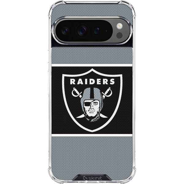 NFL Las Vegas Raiders Zone Block Google Pixel 10 Pro XL Clear Case