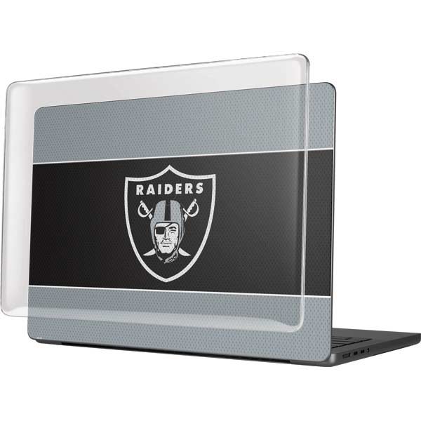 NFL Las Vegas Raiders Zone Block MacBook Pro 14in (2021-24) Case plus Skin
