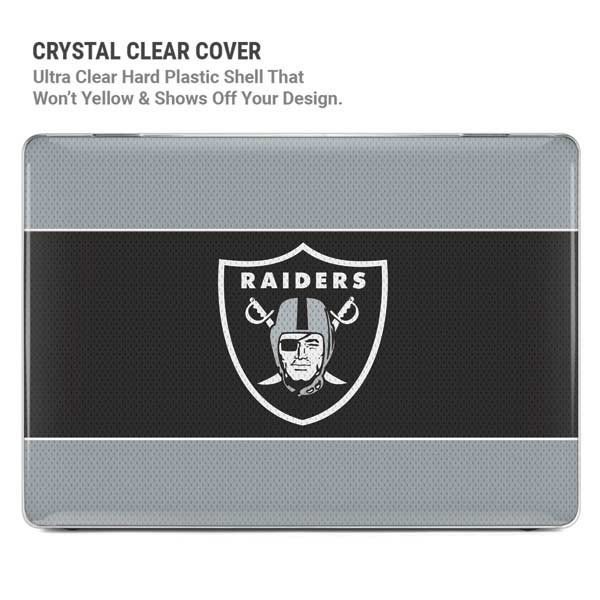 NFL Las Vegas Raiders Zone Block MacBook Pro 14in (2021-24) Case plus Skin
