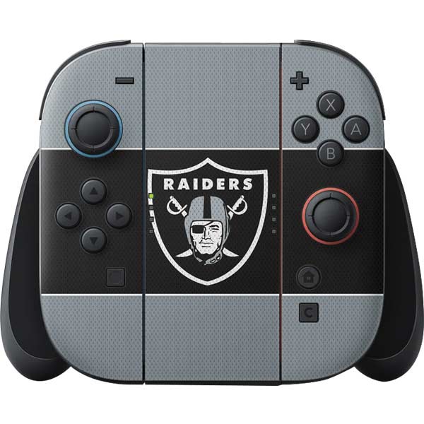 NFL Las Vegas Raiders Zone Block Nintendo Skins