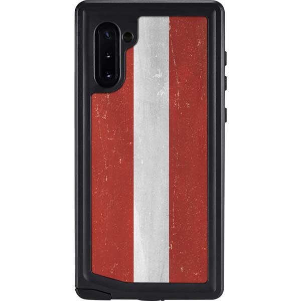 Latvia Flag Distressed Galaxy Cases