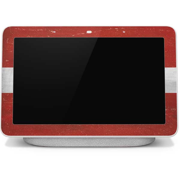 Latvia Flag Distressed Google Home Hub Skin