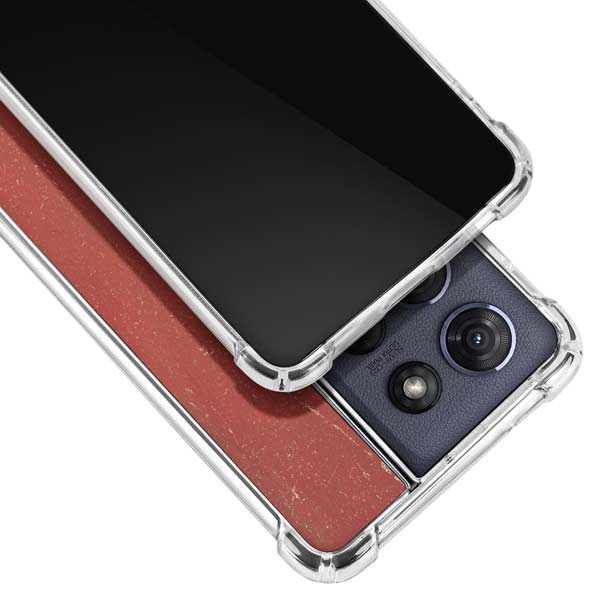 Latvia Flag Distressed Moto G Power 5G (2025) Clear Case