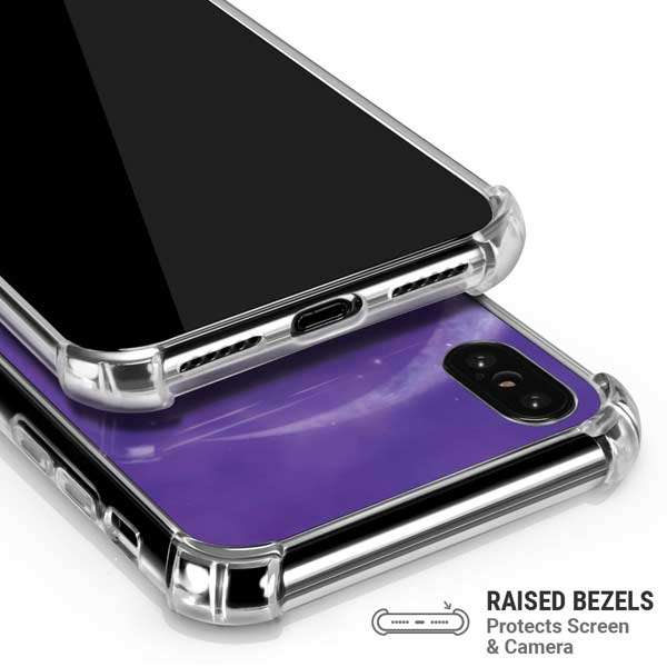 Lavender Moon Fairy by Rachel Anderson iPhone X/XS Clear Case