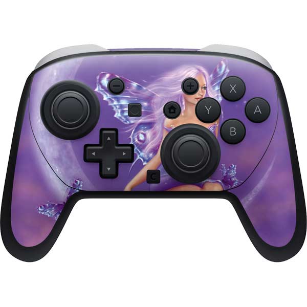Lavender Moon Fairy by Rachel Anderson Nintendo Switch 2 (2025) Pro Controller Skin