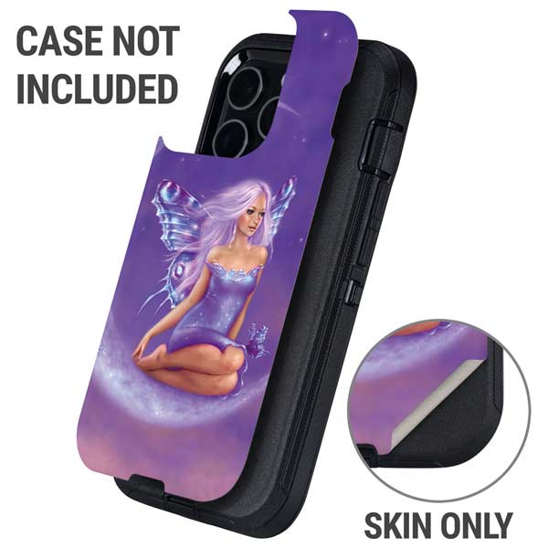 Lavender Moon Fairy by Rachel Anderson Otterbox Defender iPhone Skin