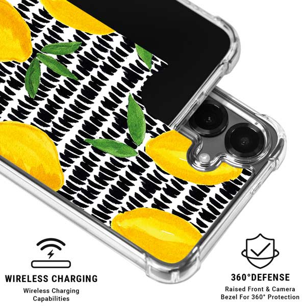 Bouffants and Broken Hearts Lemons 2 Galaxy S26 Clear Case