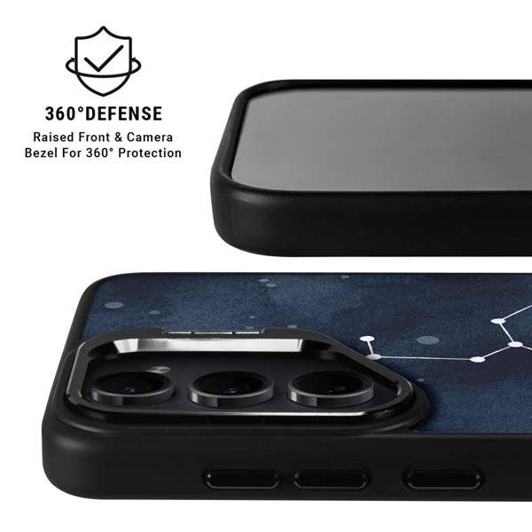 Leo Constellation Galaxy S26 Plus Kickstand Case