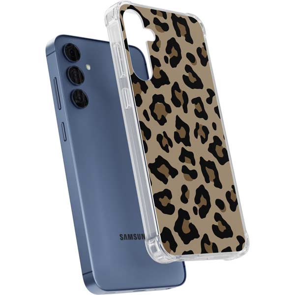 Leopard Print Galaxy A35 5G Clear Case
