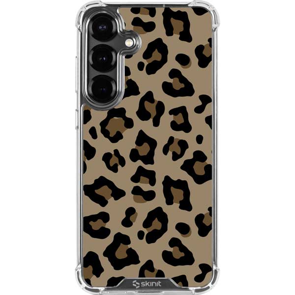 Leopard Print Galaxy S26 Clear Case