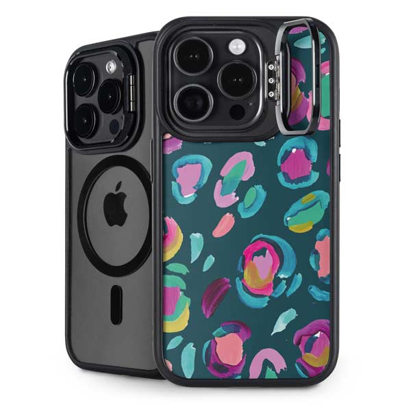 Leopard Spots by Etta Vee iPhone 14 Pro Max Kickstand Case