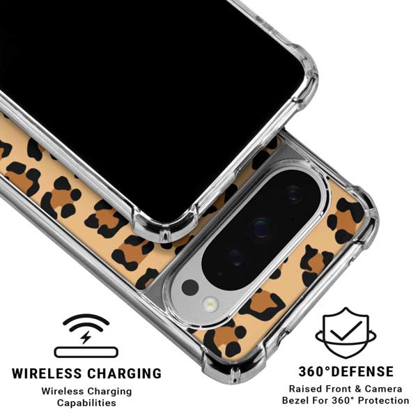 Leopard Spots Print Google Pixel 10 Pro XL Clear Case