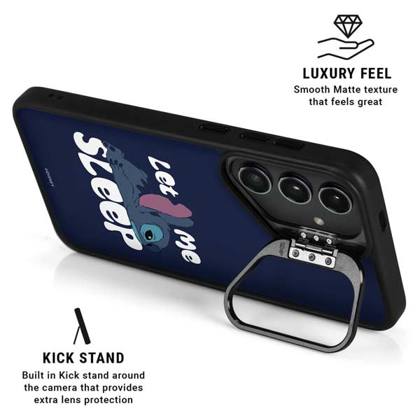 Disney Lilo and Stitch Let Me Sleep Galaxy S26 Ultra Kickstand Case