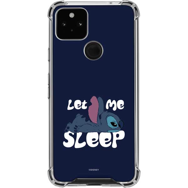 Disney Lilo and Stitch Let Me Sleep Google Pixel 4a 5G Clear Case