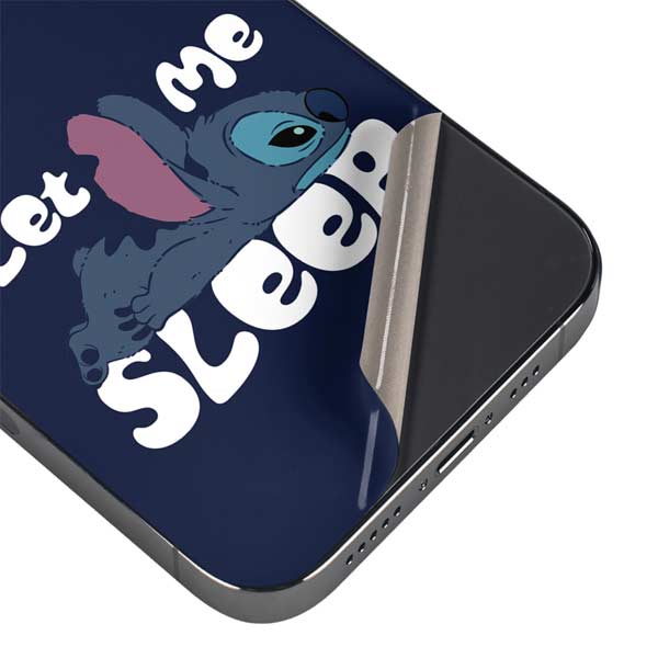 Disney Lilo and Stitch Let Me Sleep iPhone 15 Pro Skin